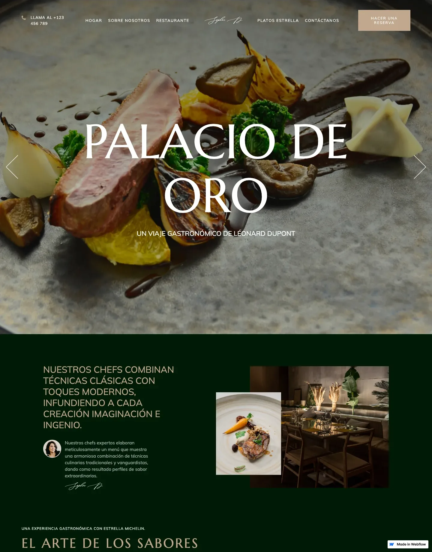 Diseño de página web para restaurantes y cafés