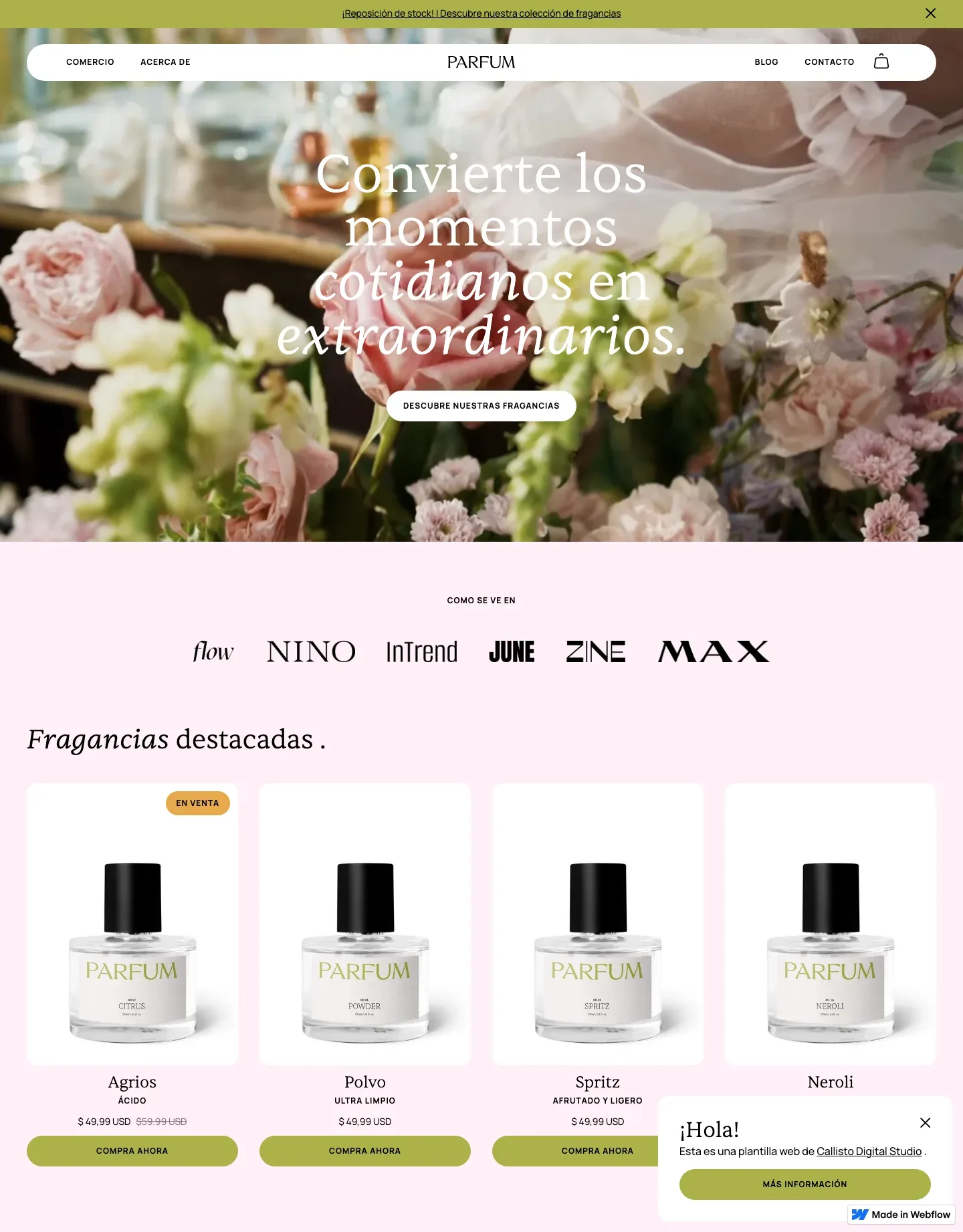 Diseño de página web para belleza y estética