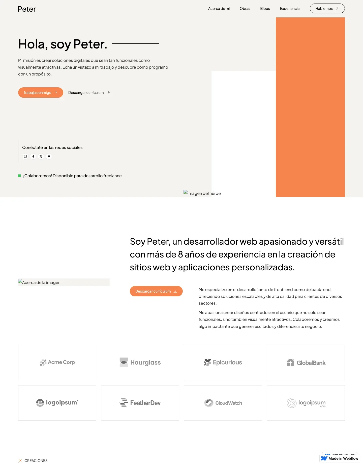 Diseño de página web para veterinarias