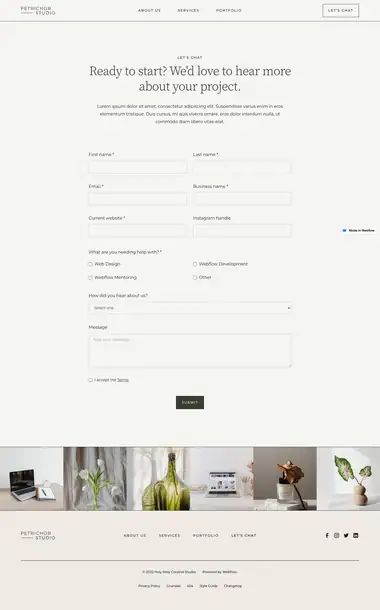 Diseño de página web para veterinarias