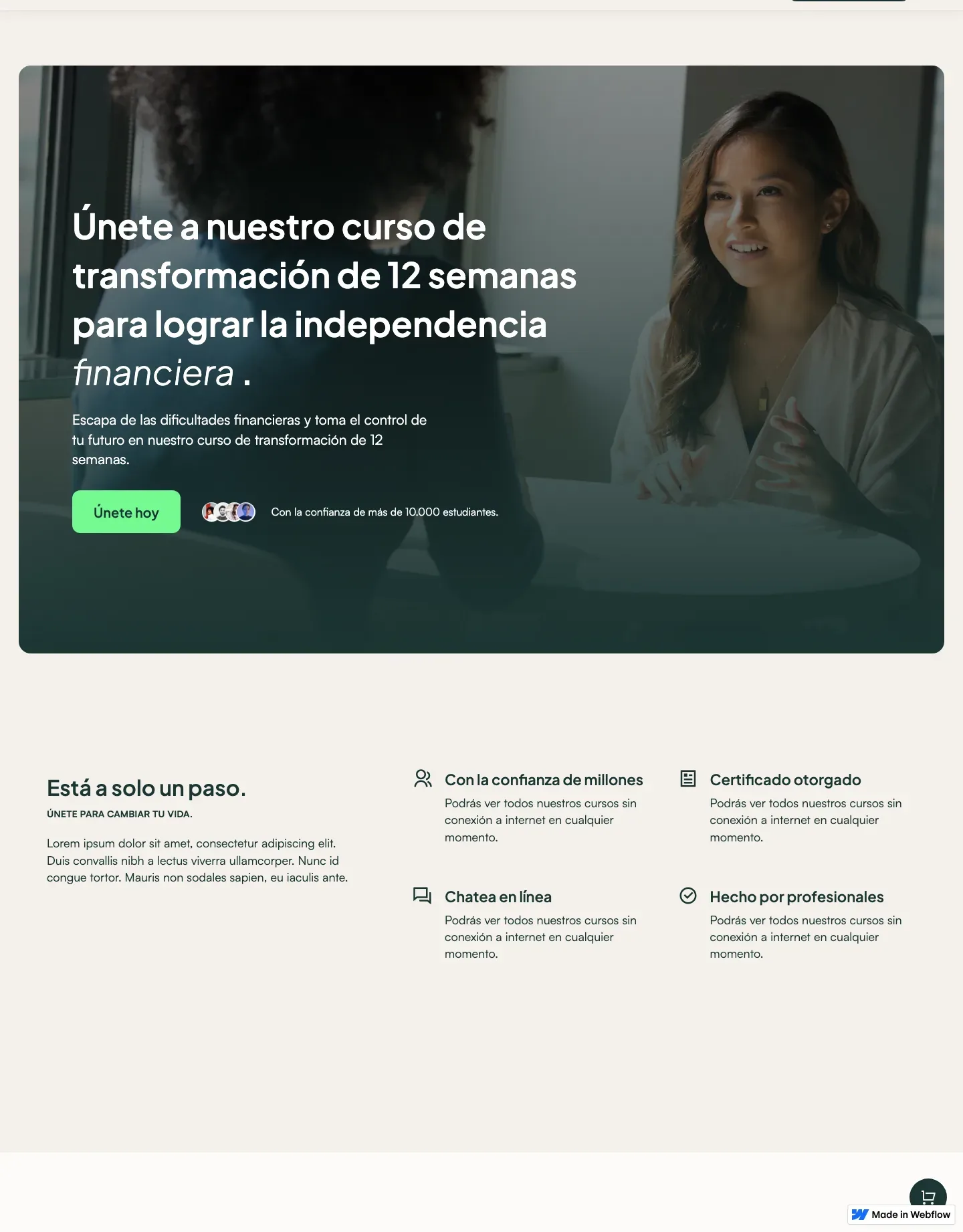 Diseño de página web para educación