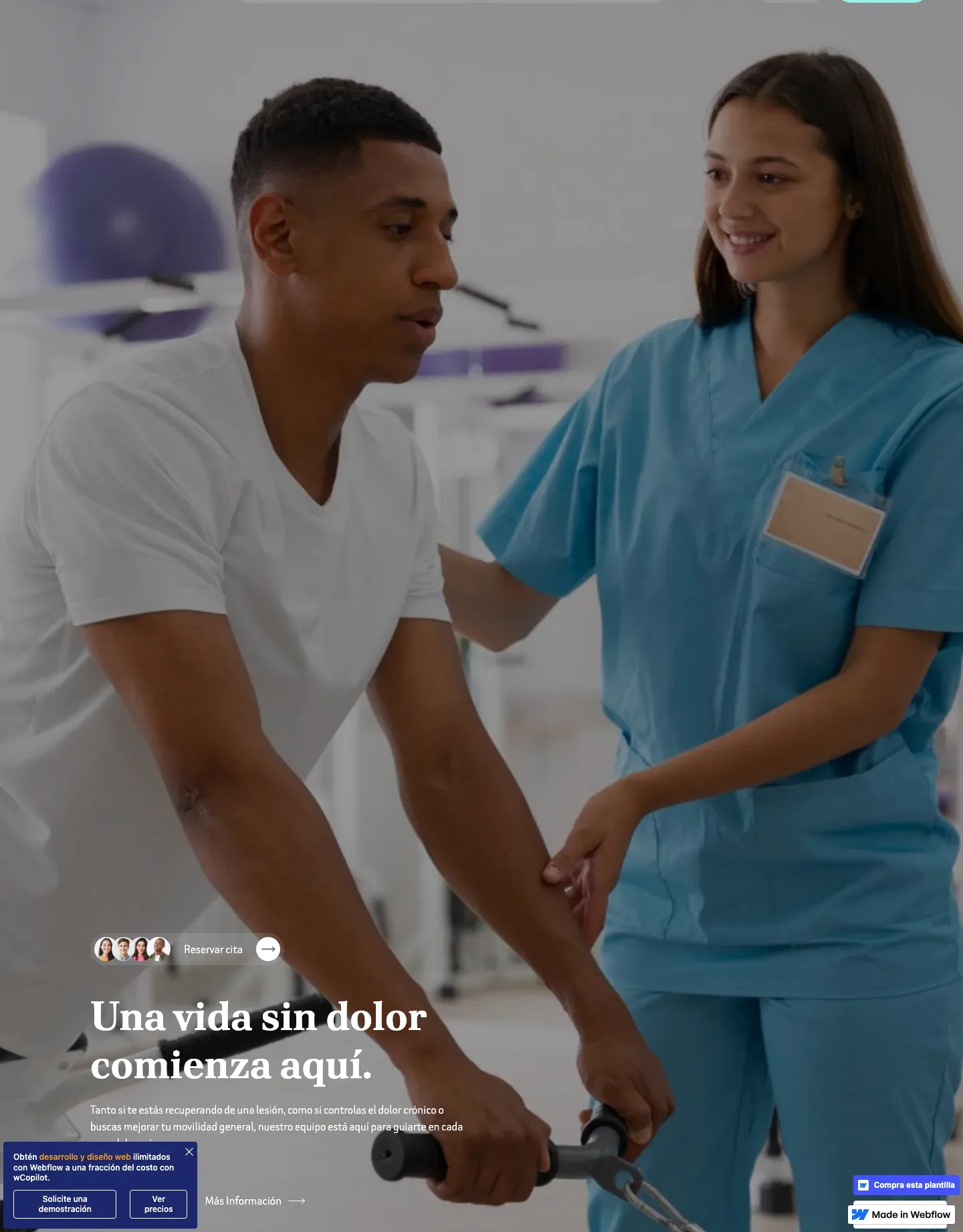 Diseño de página web para salud y bienestar