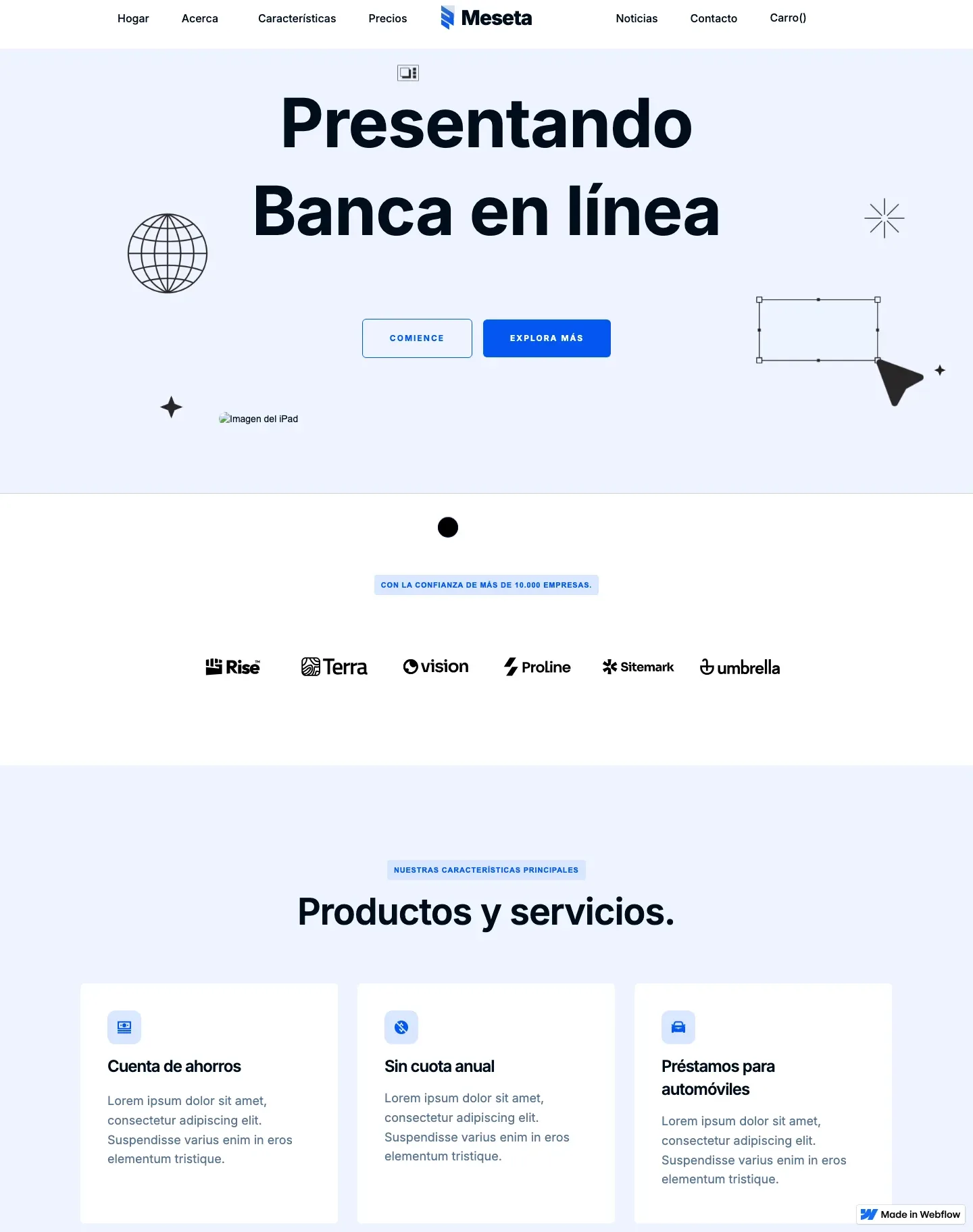 Diseño de página web para restaurantes y cafés