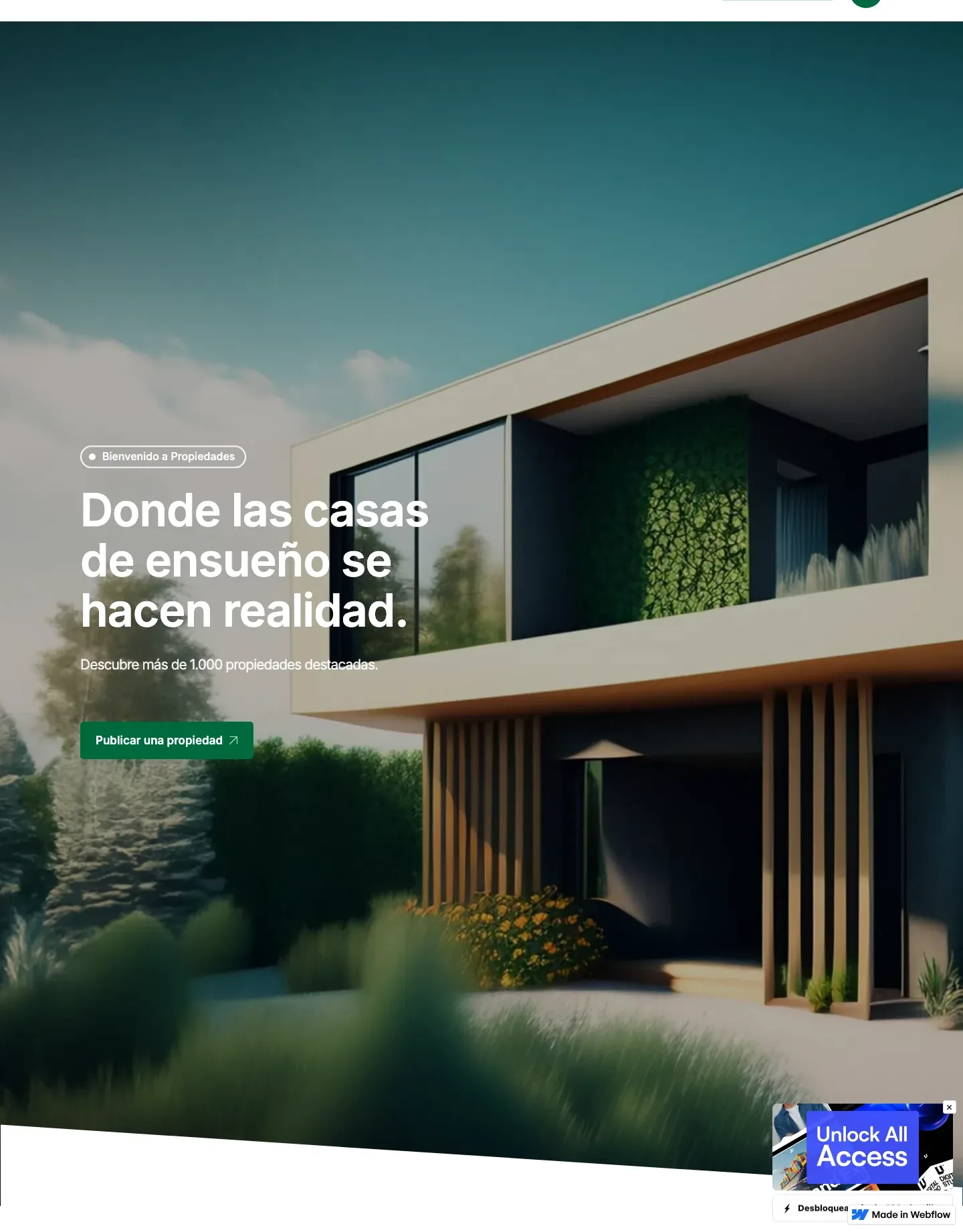 Diseño de página web para inmobiliarias