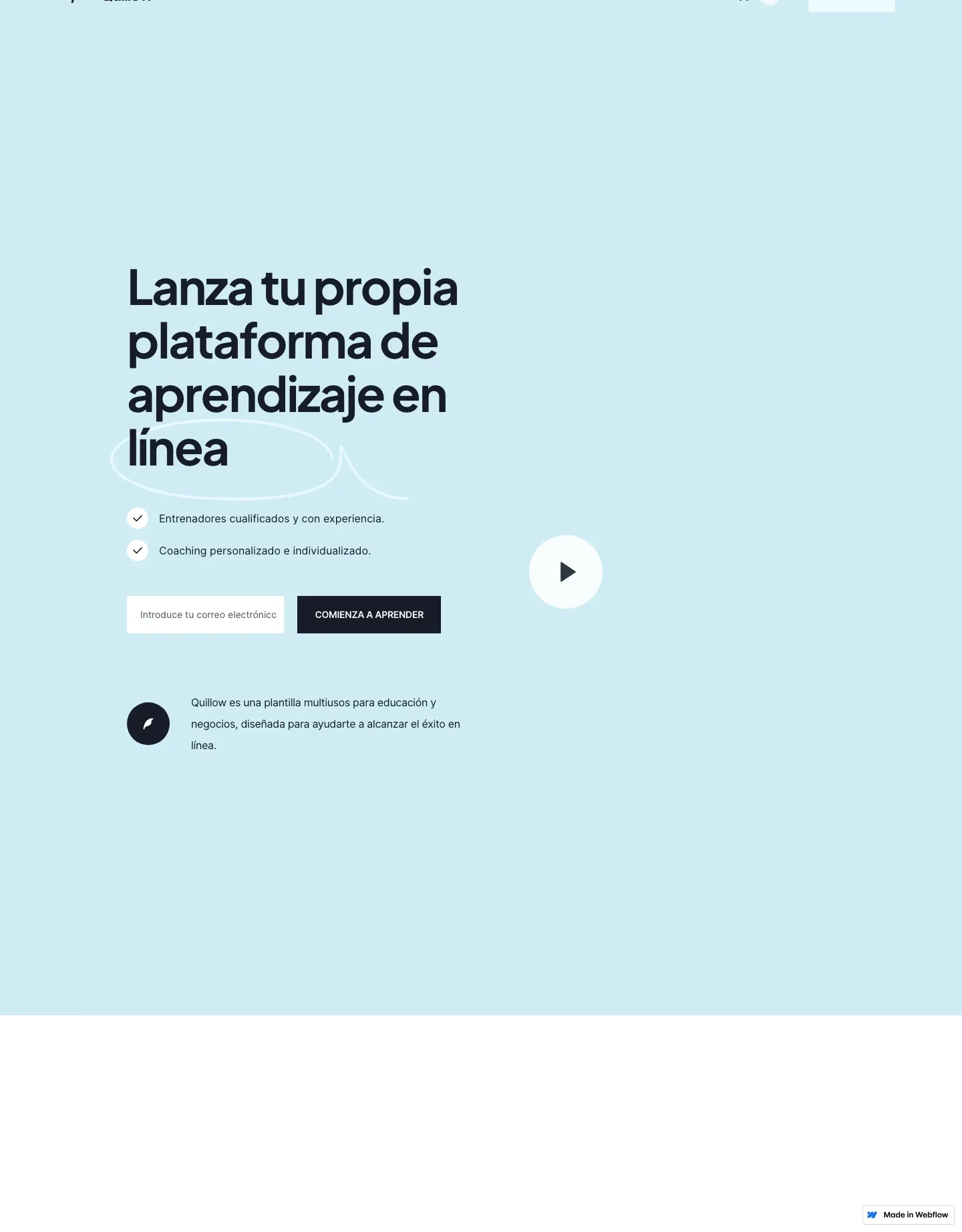 Diseño de página web para educación