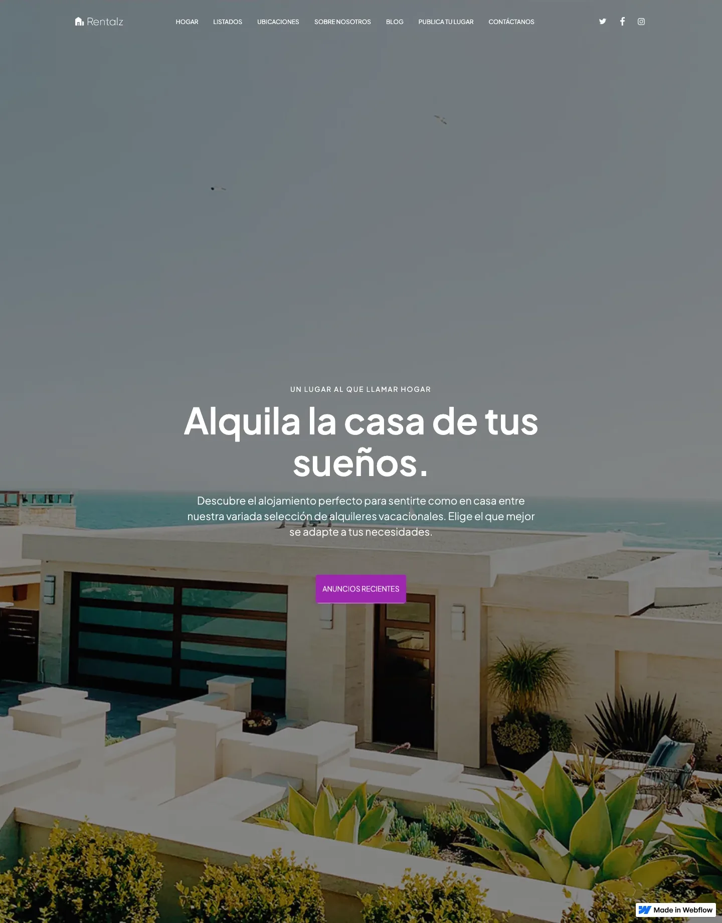 Diseño de página web para inmobiliarias