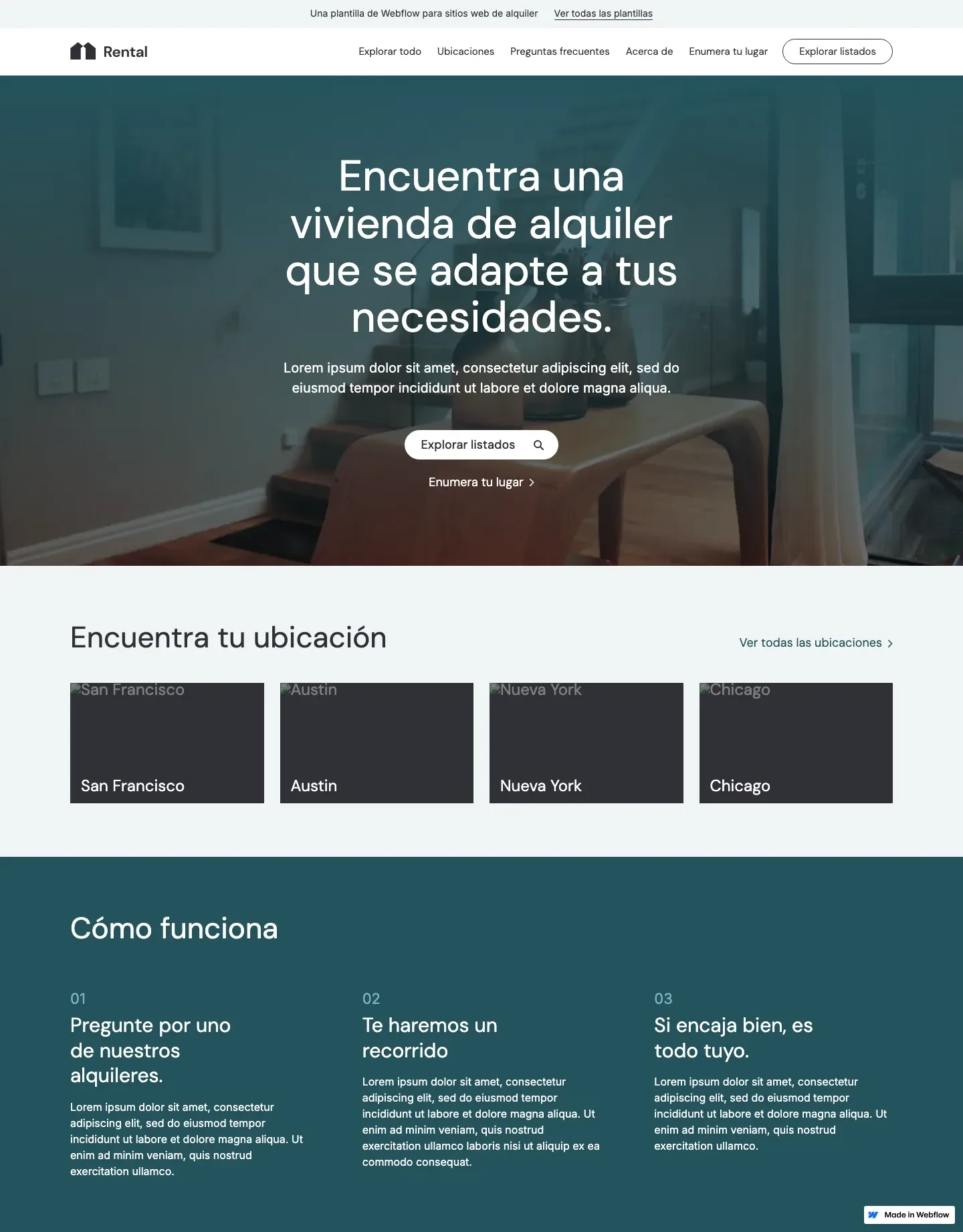 Diseño de página web para inmobiliarias