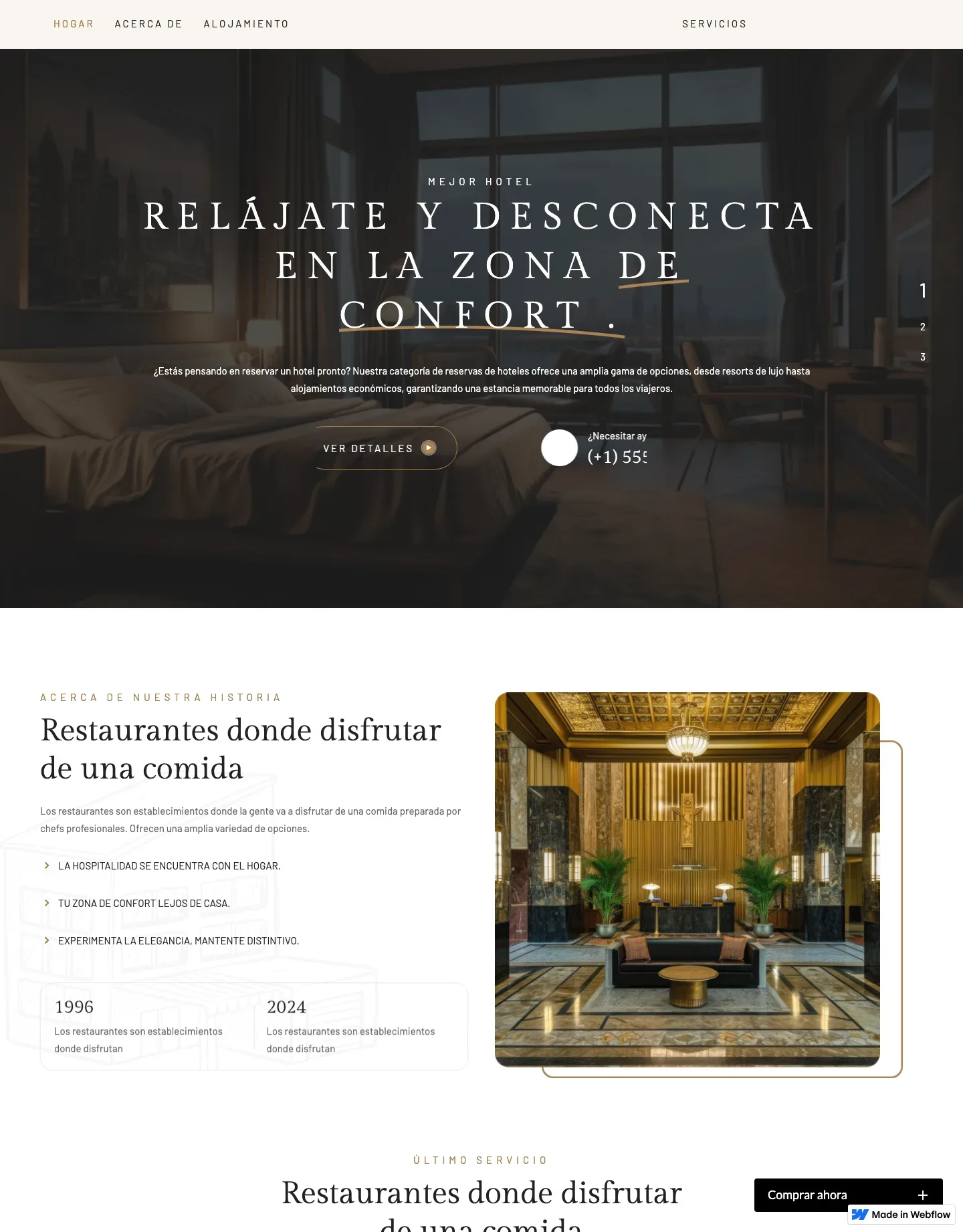 Diseño de página web para hoteles