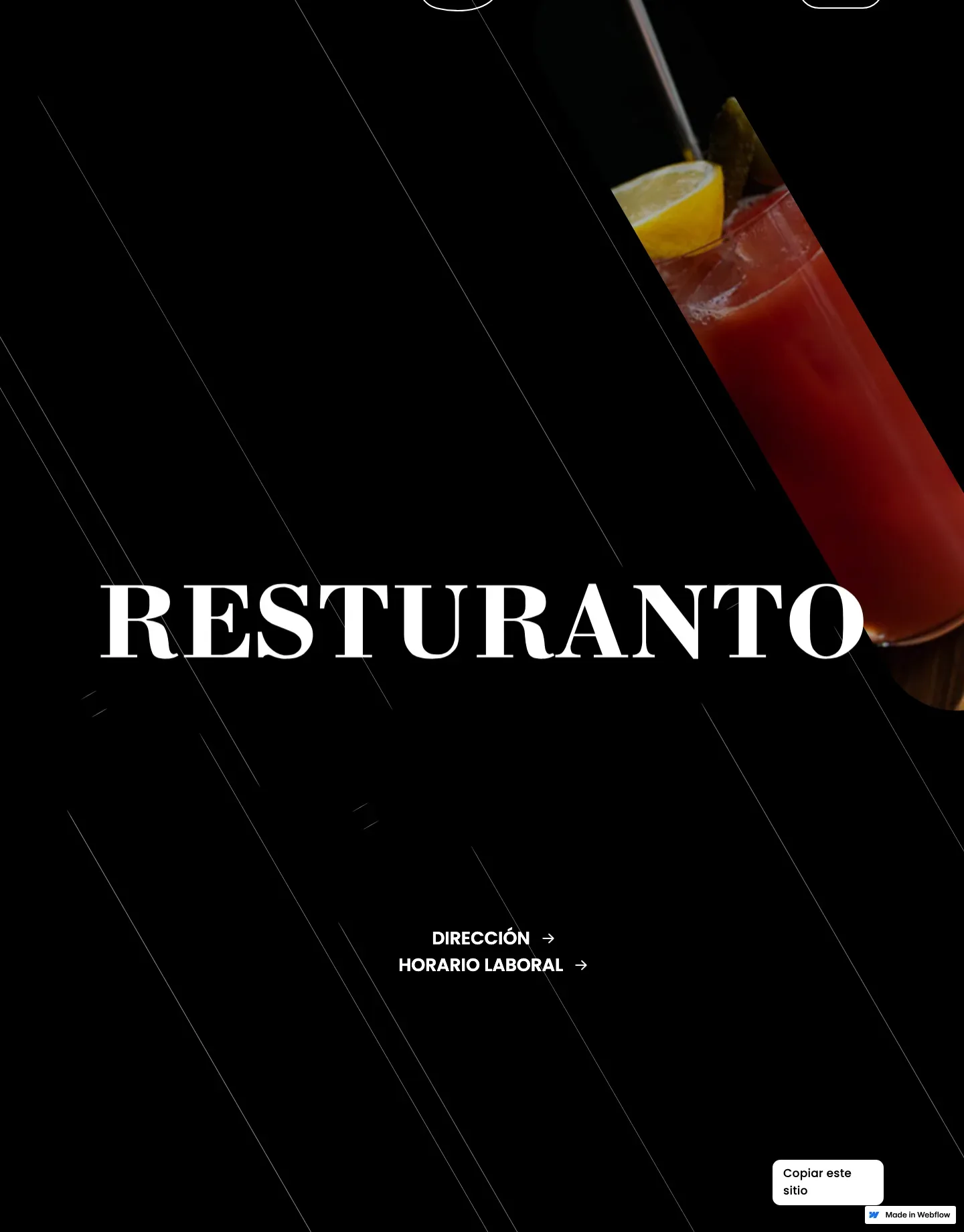 Diseño de página web para restaurantes y cafés