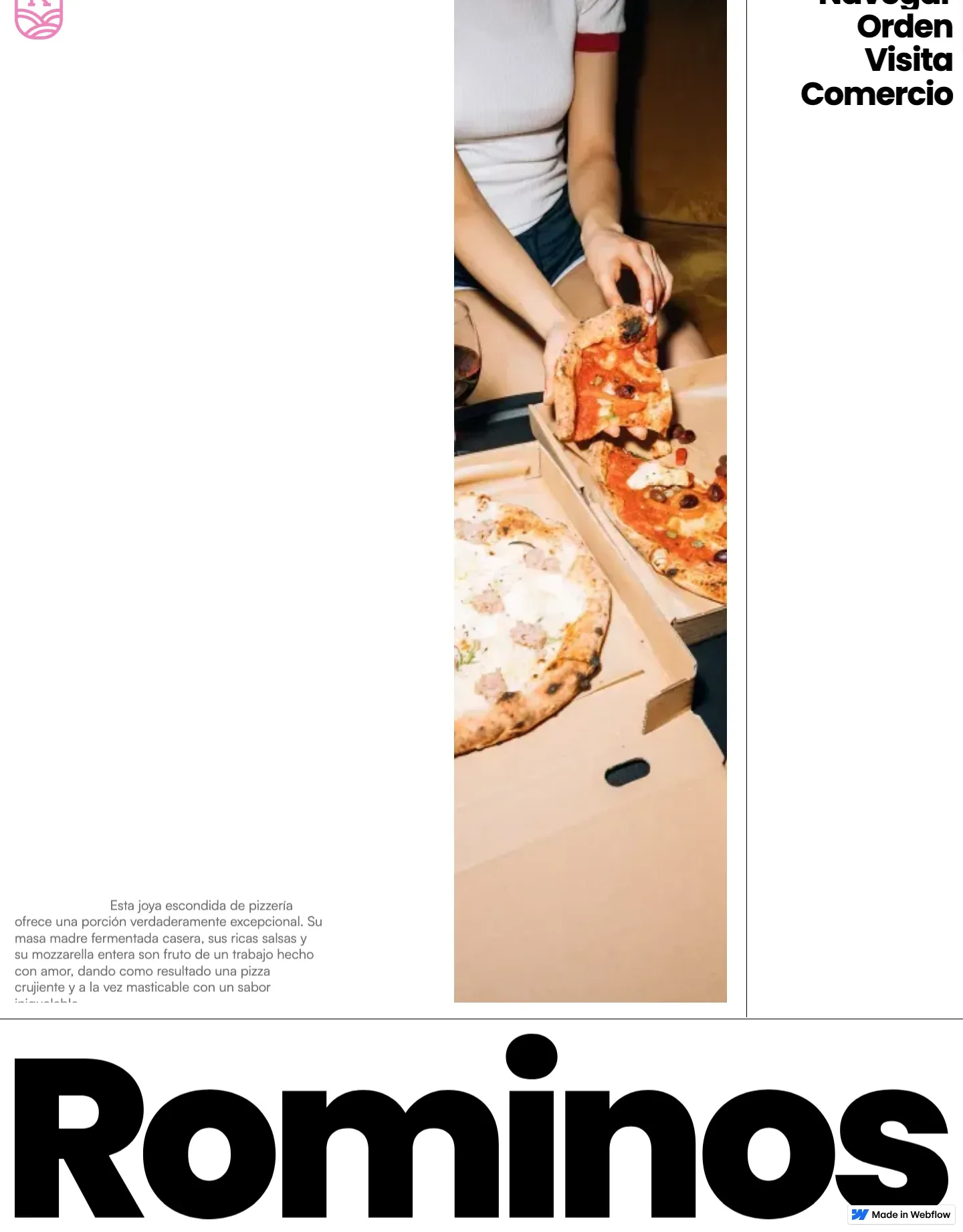 Diseño de página web para restaurantes y cafés