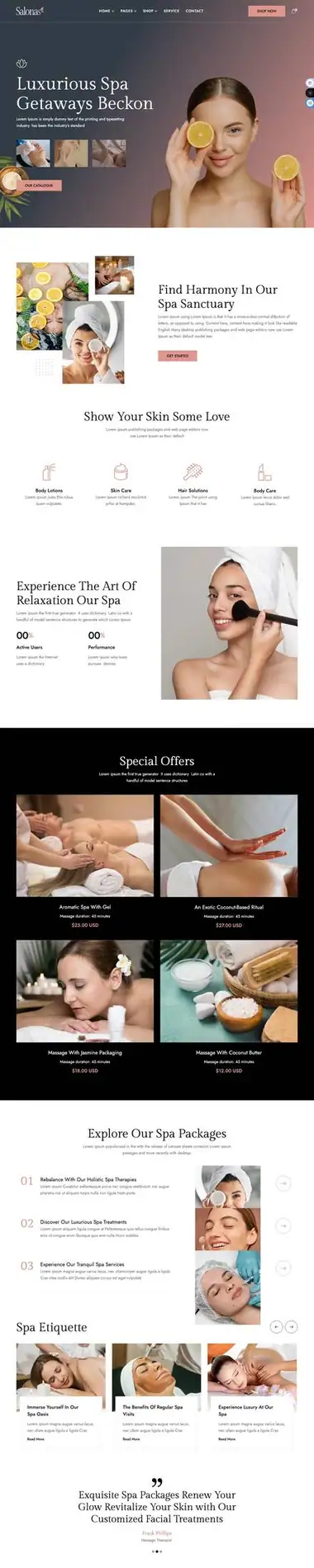 Diseño de página web para belleza y estética