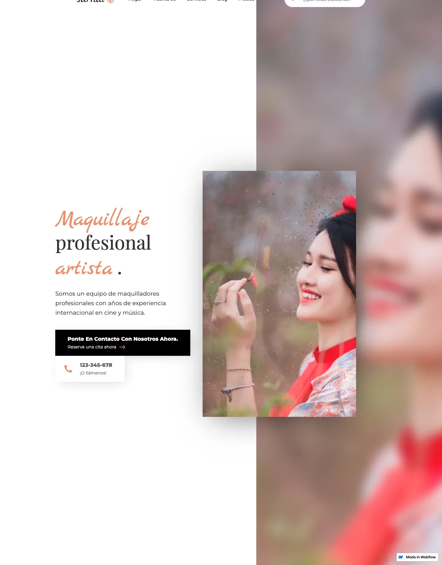 Diseño de página web para belleza y estética