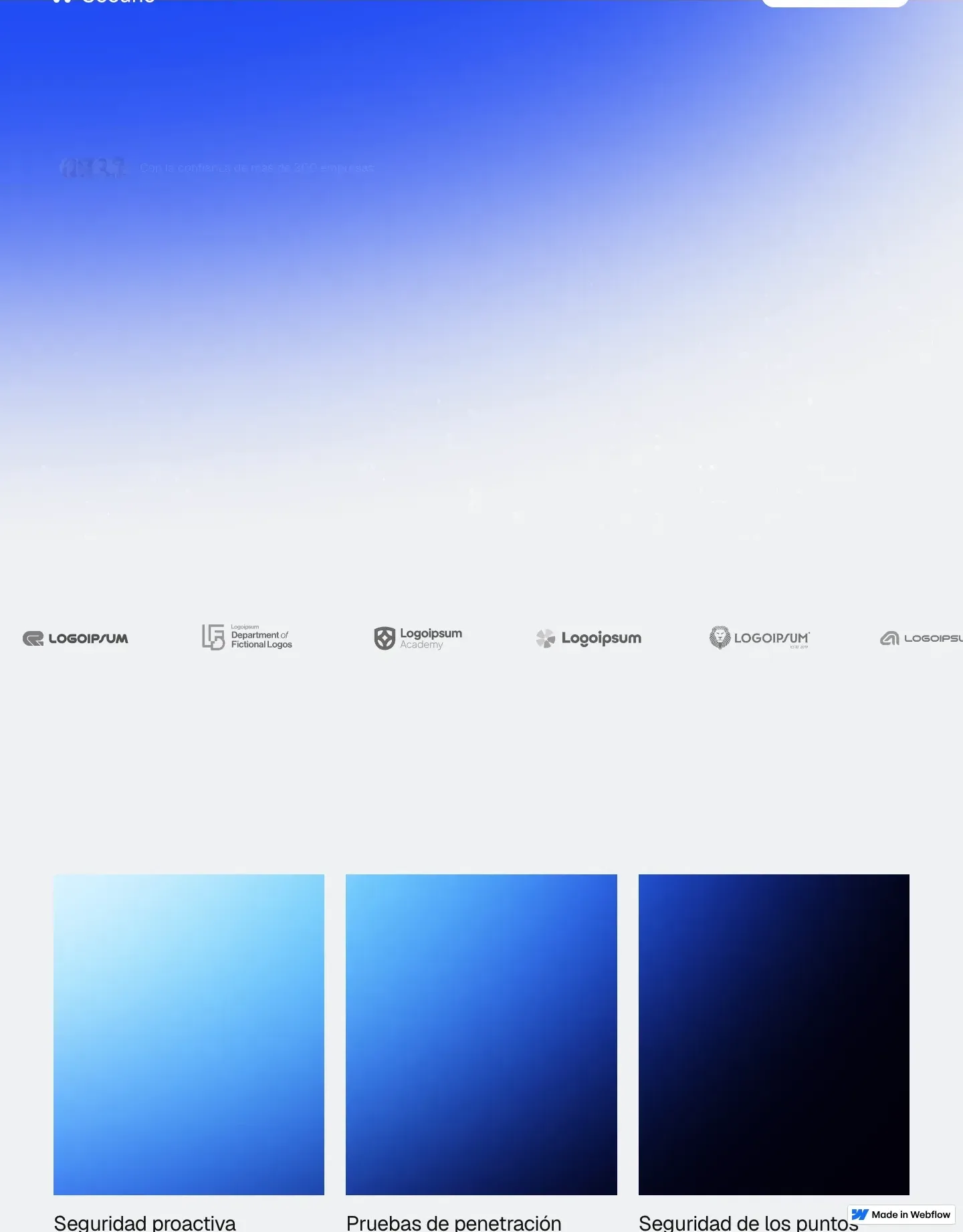 Diseño de página web para servicios y mantenimiento