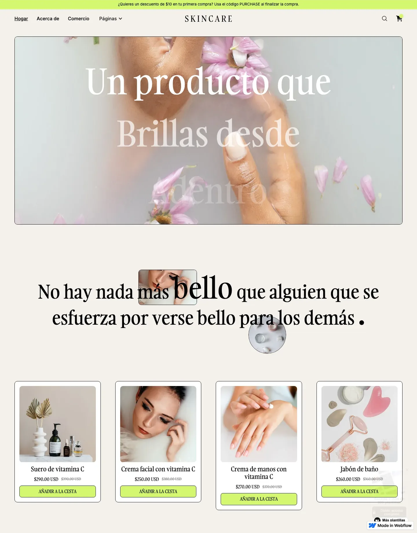 Diseño de página web para salud y bienestar