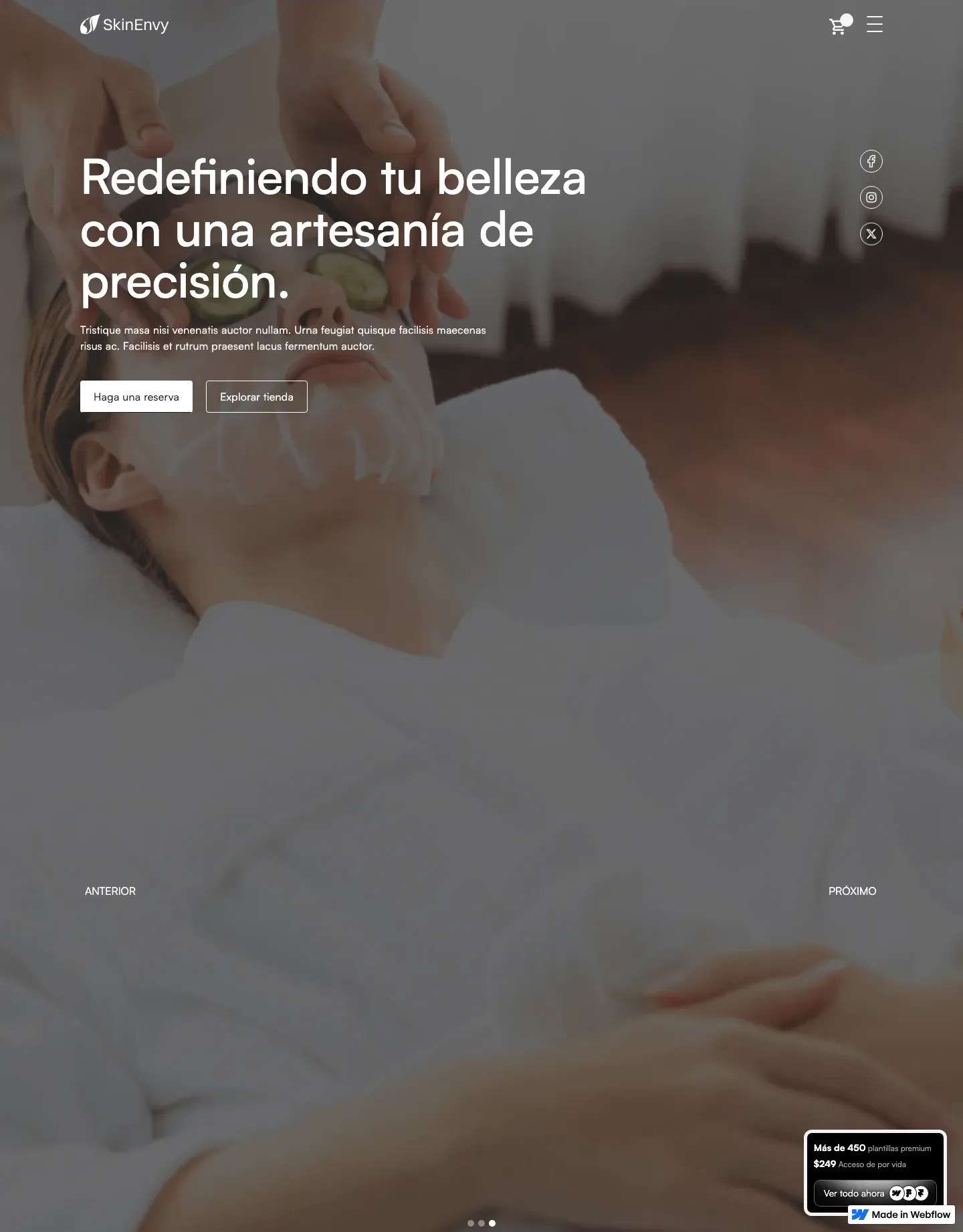 Diseño de página web para belleza y estética