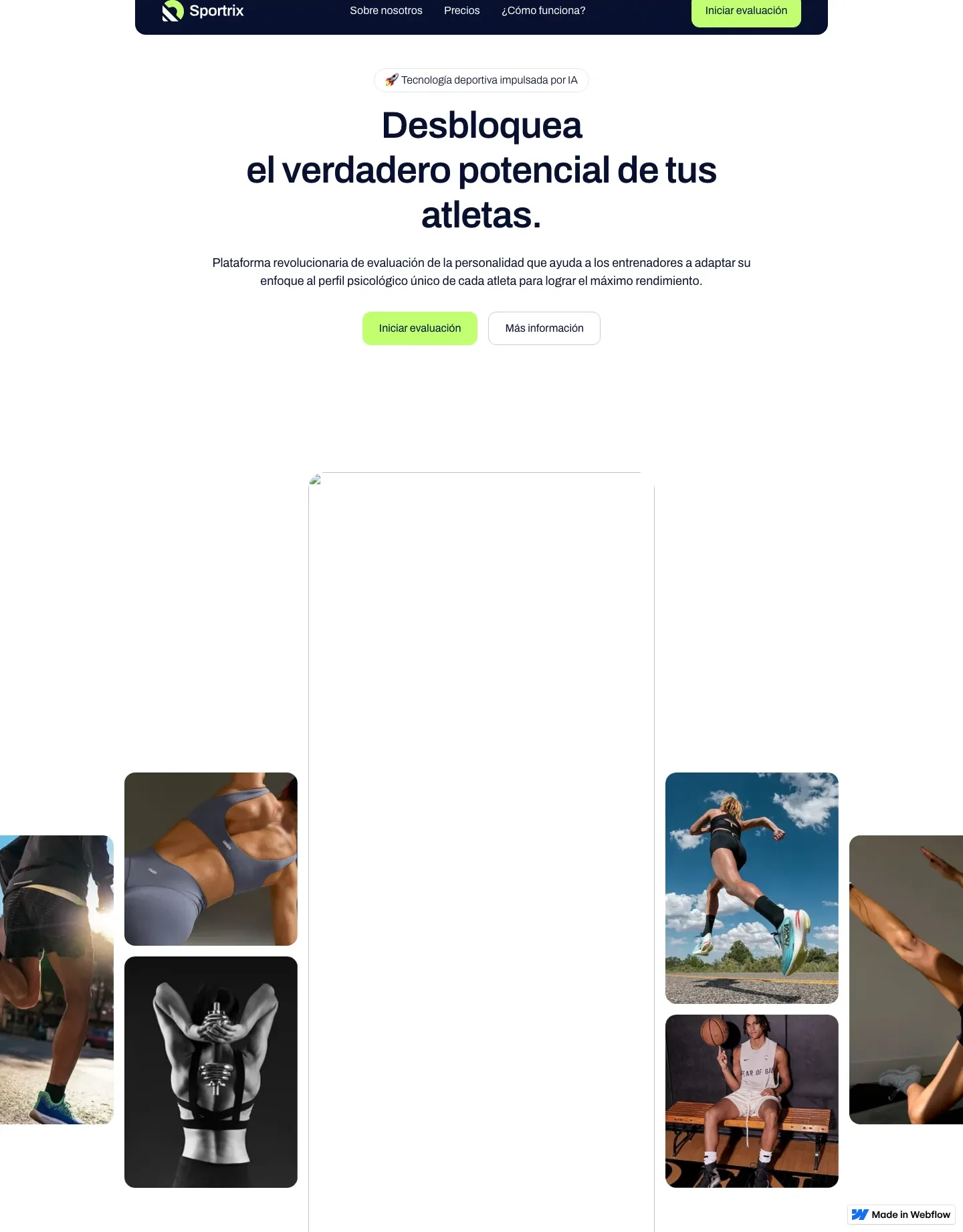 Diseño de página web para gimnasios