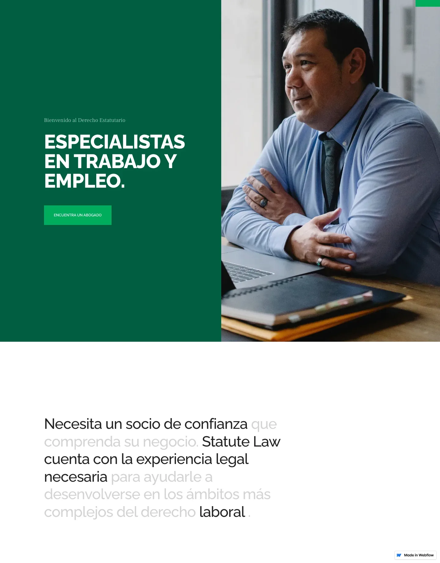 Diseño de página web para abogados