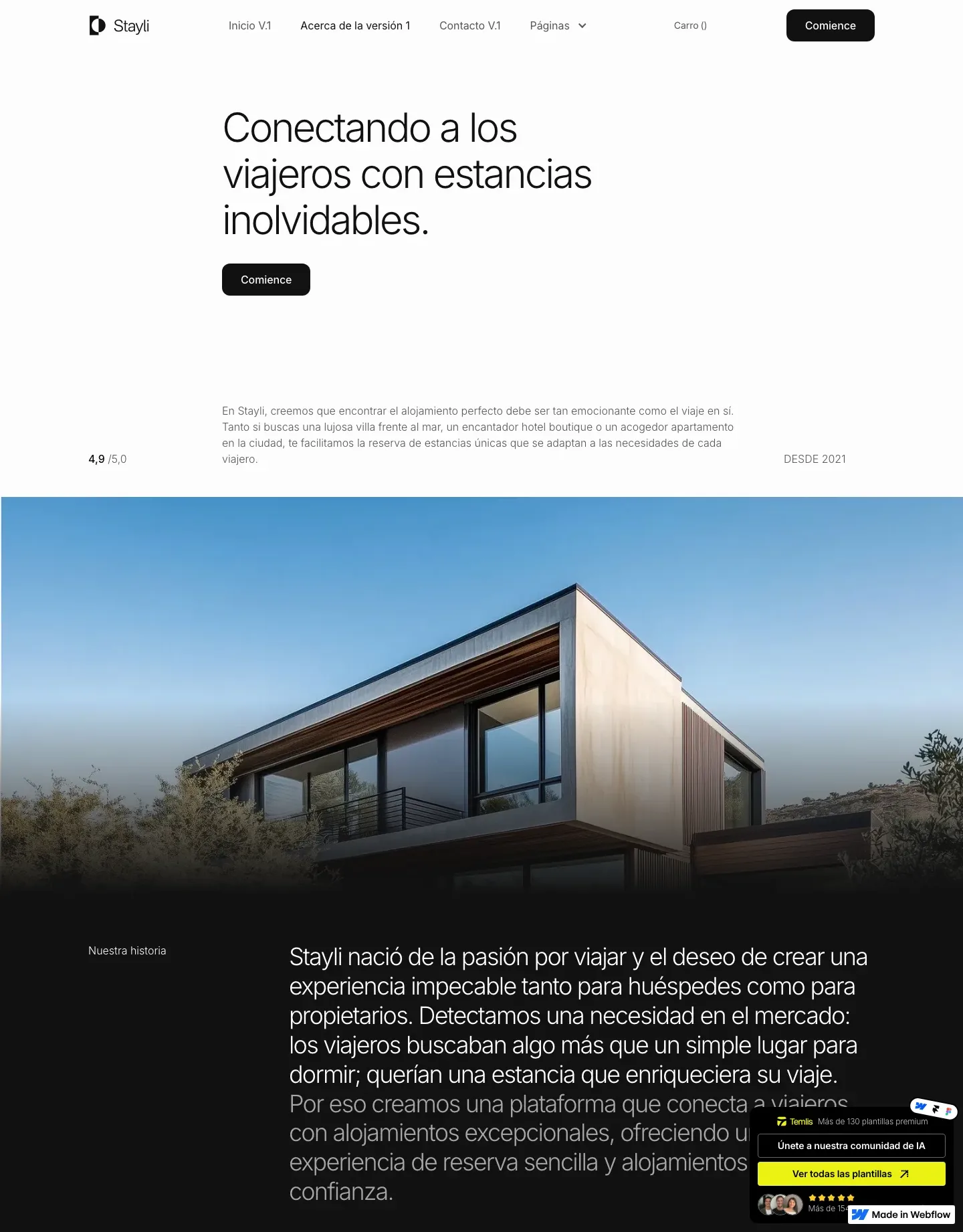 Diseño de página web para hoteles