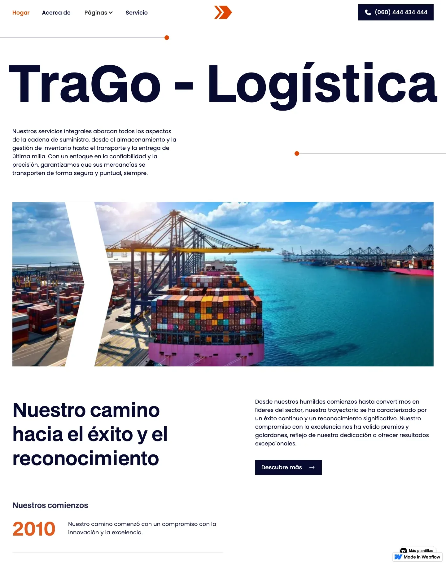 Diseño de página web para servicios y mantenimiento