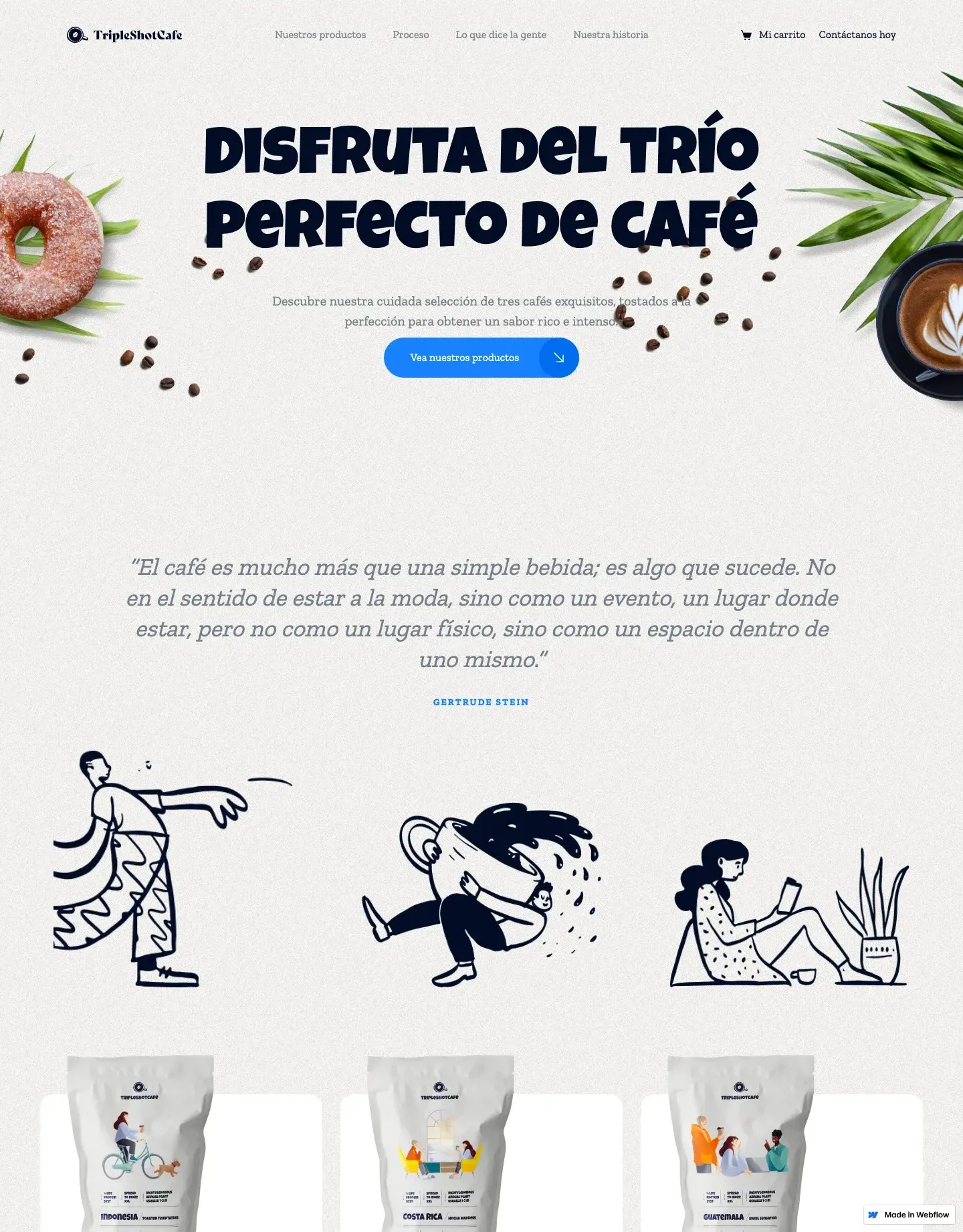 Diseño de página web para restaurantes y cafés
