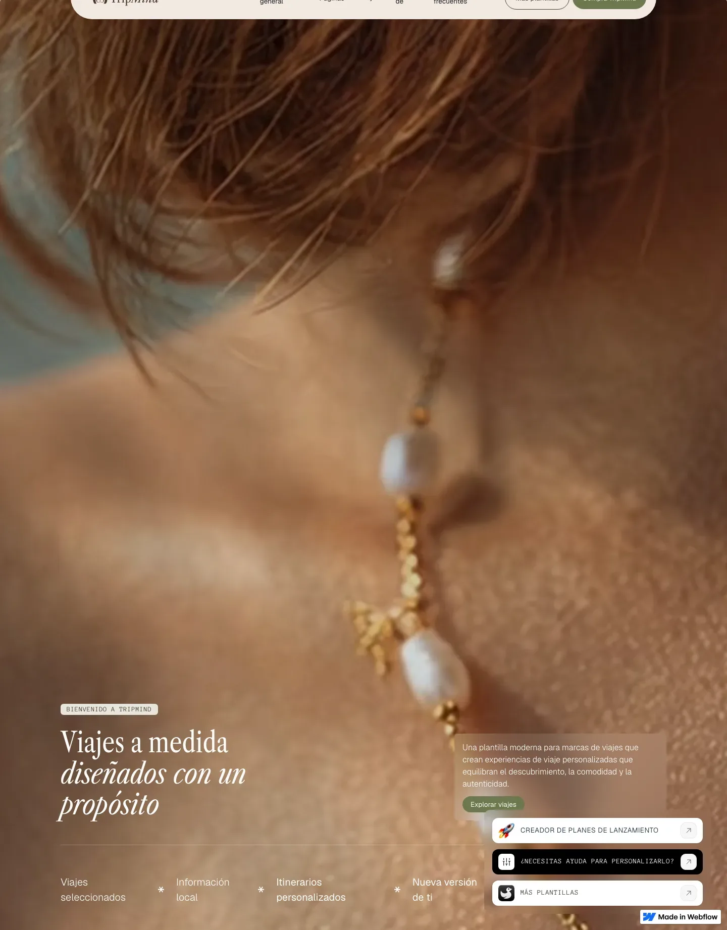 Diseño de página web para turismo y viajes