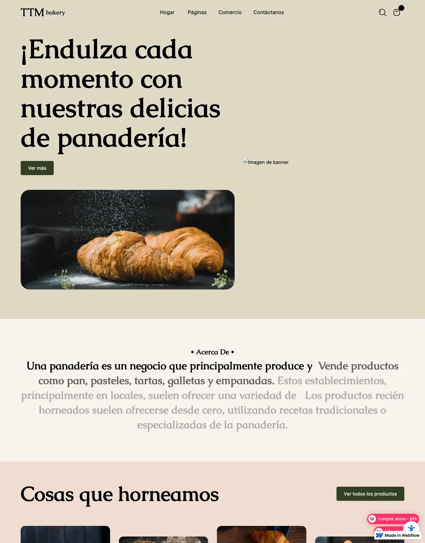 Diseño de página web para restaurantes y cafés