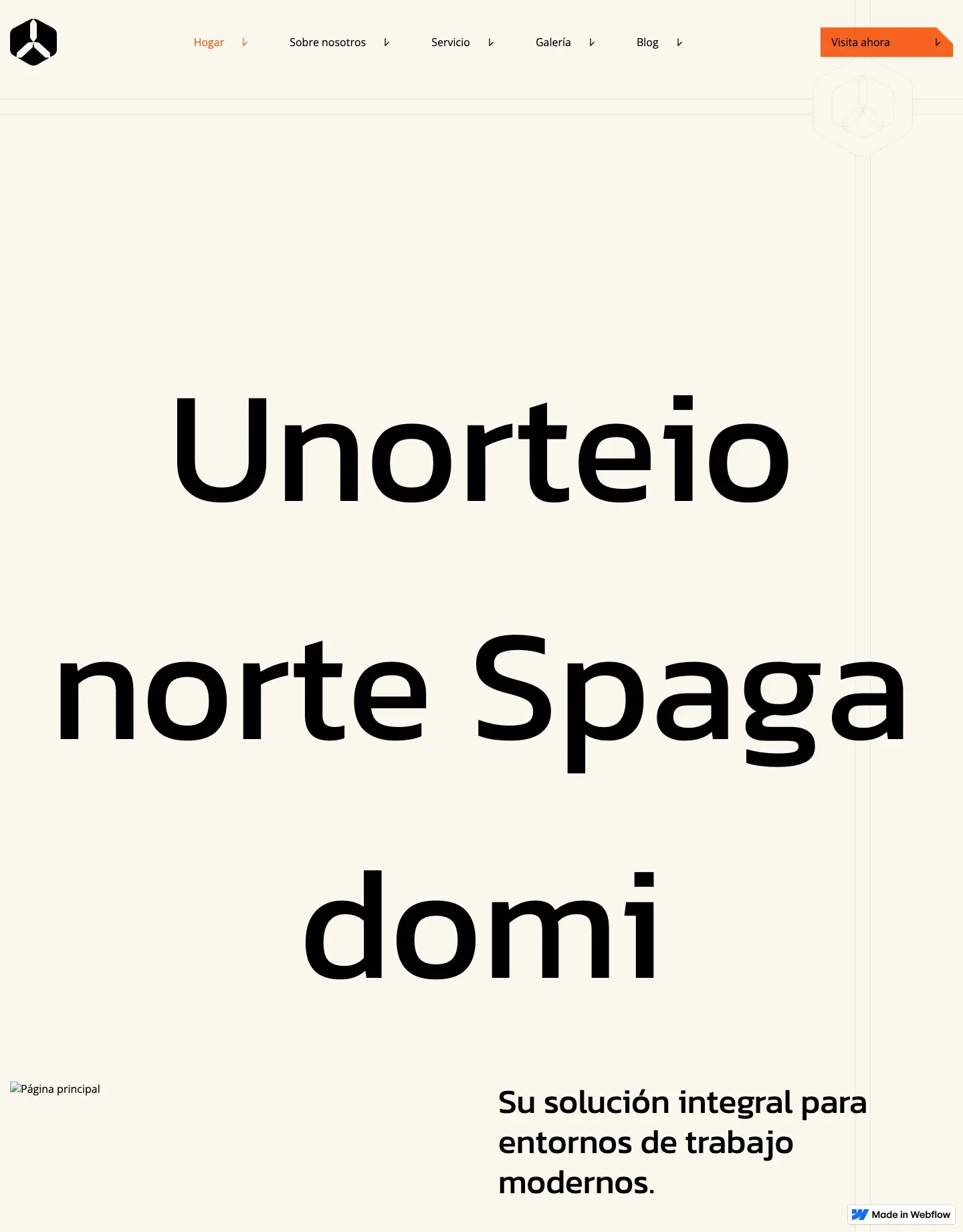 Diseño de página web para agencias y estudios