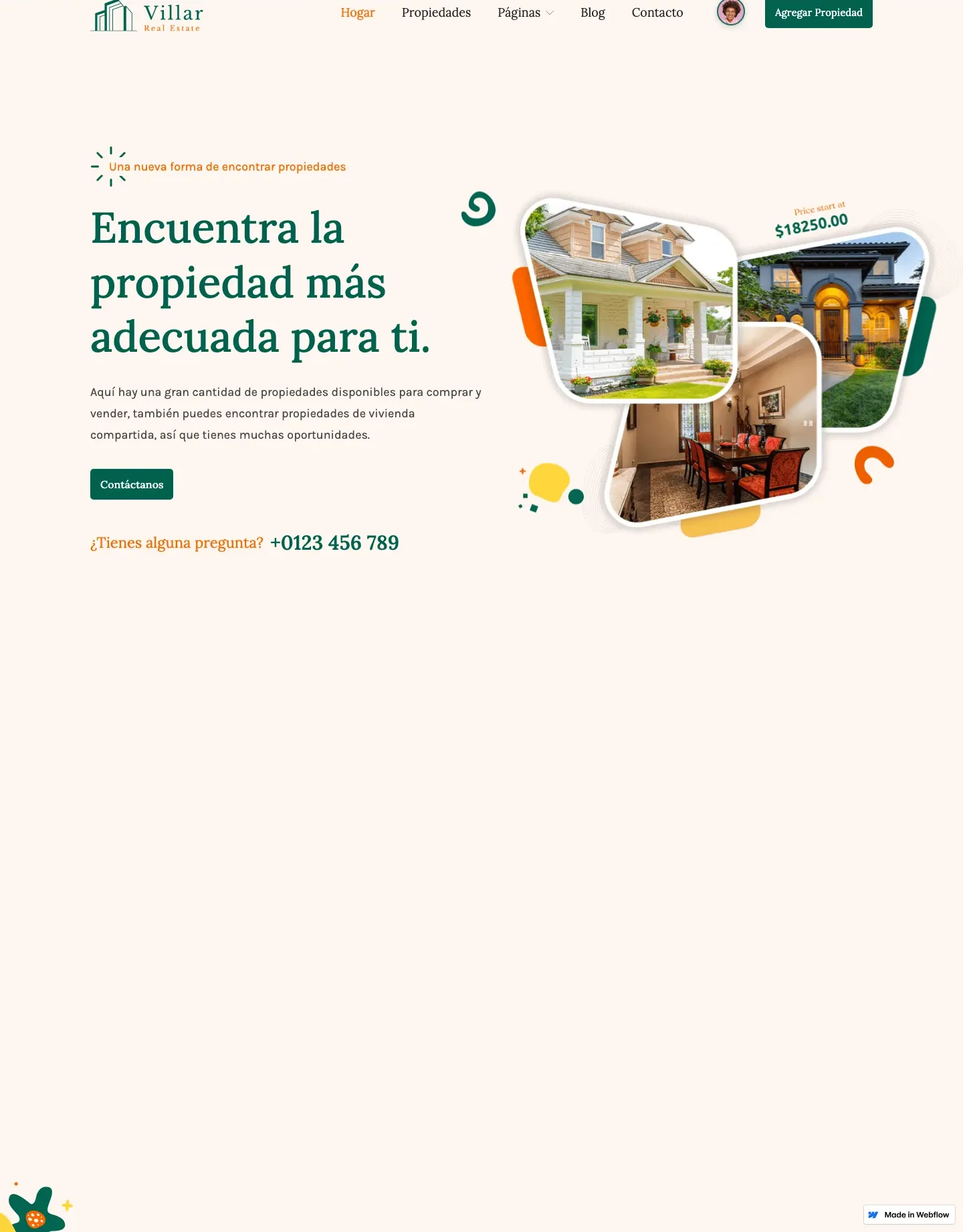 Diseño de página web para inmobiliarias