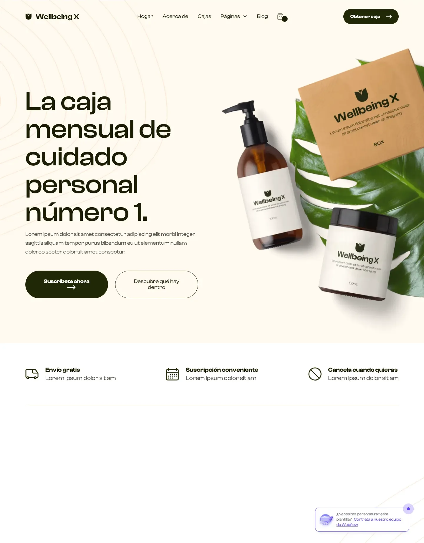 Diseño de página web para belleza y estética