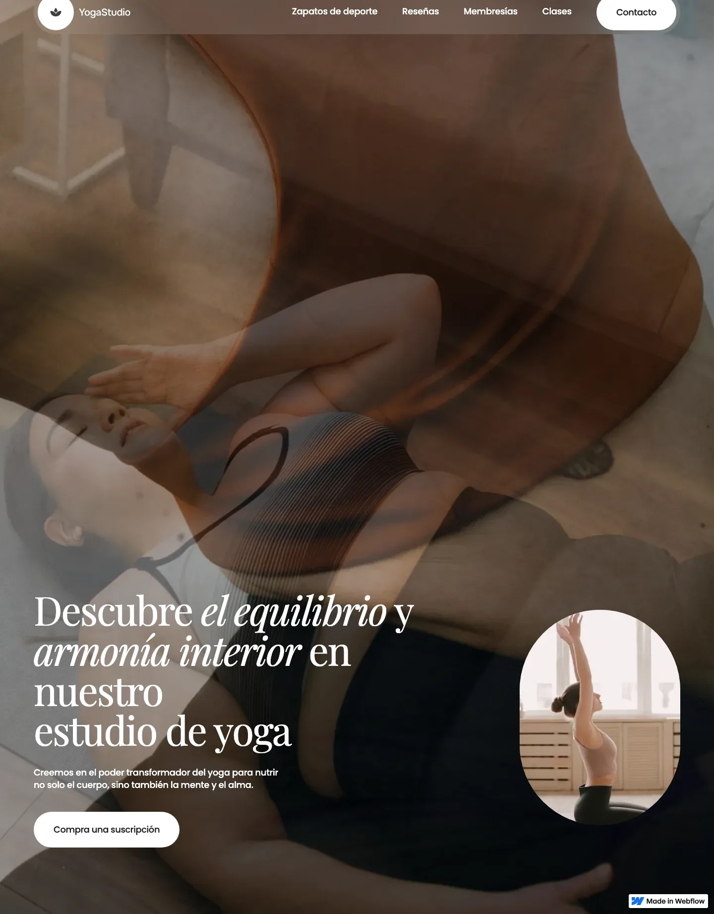 Diseño de página web para gimnasios