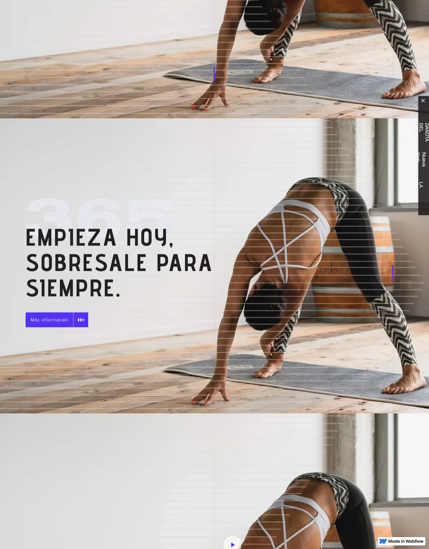Diseño de página web para gimnasios