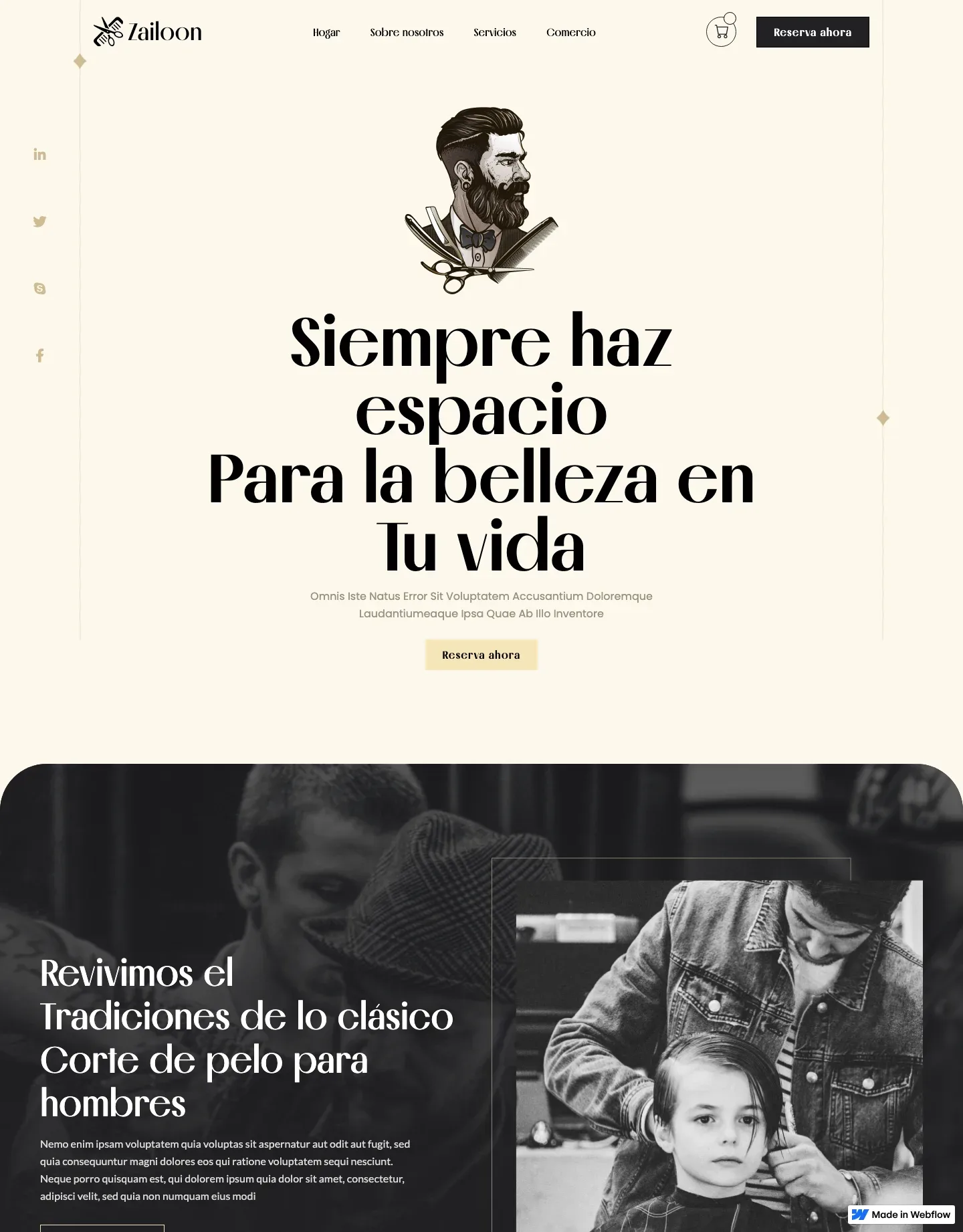 Diseño de página web para belleza y estética