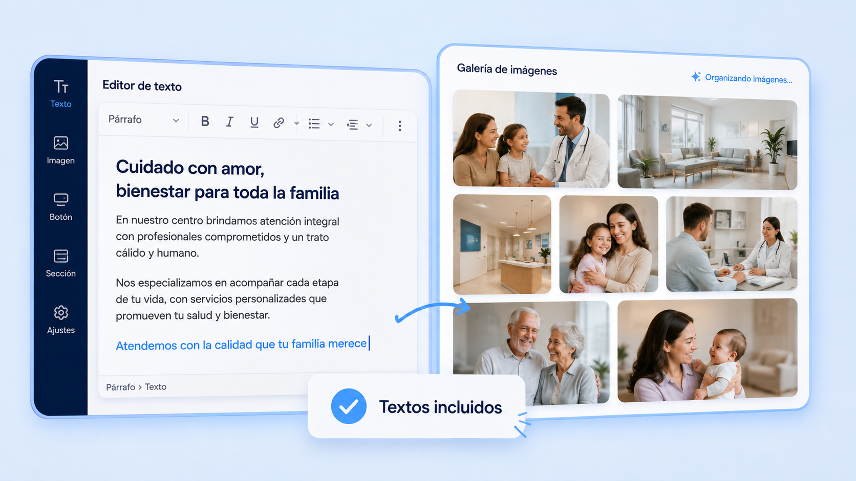 Redacción de textos comerciales incluida